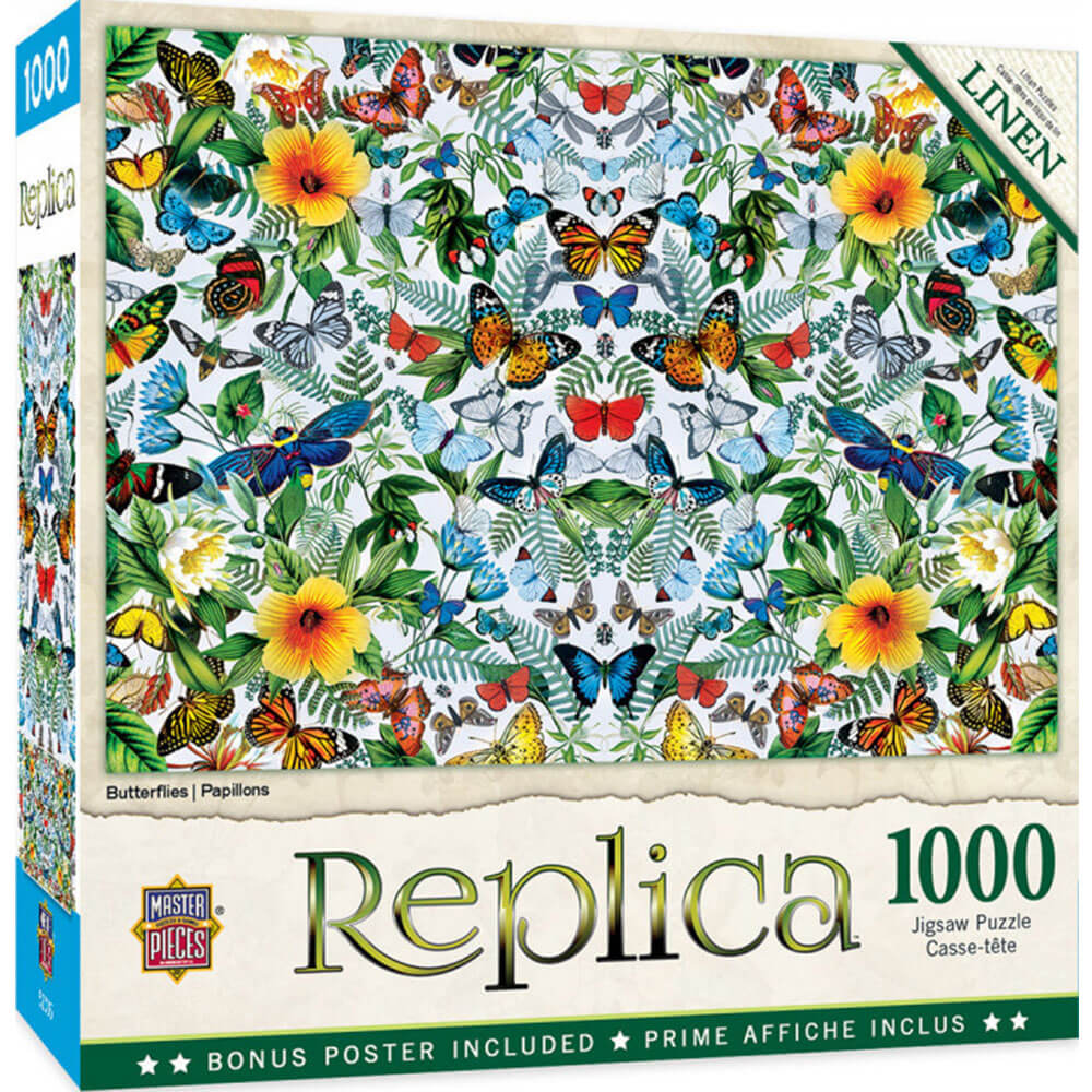 MasterPieces Replica Butterflies Puzzle 1000pc