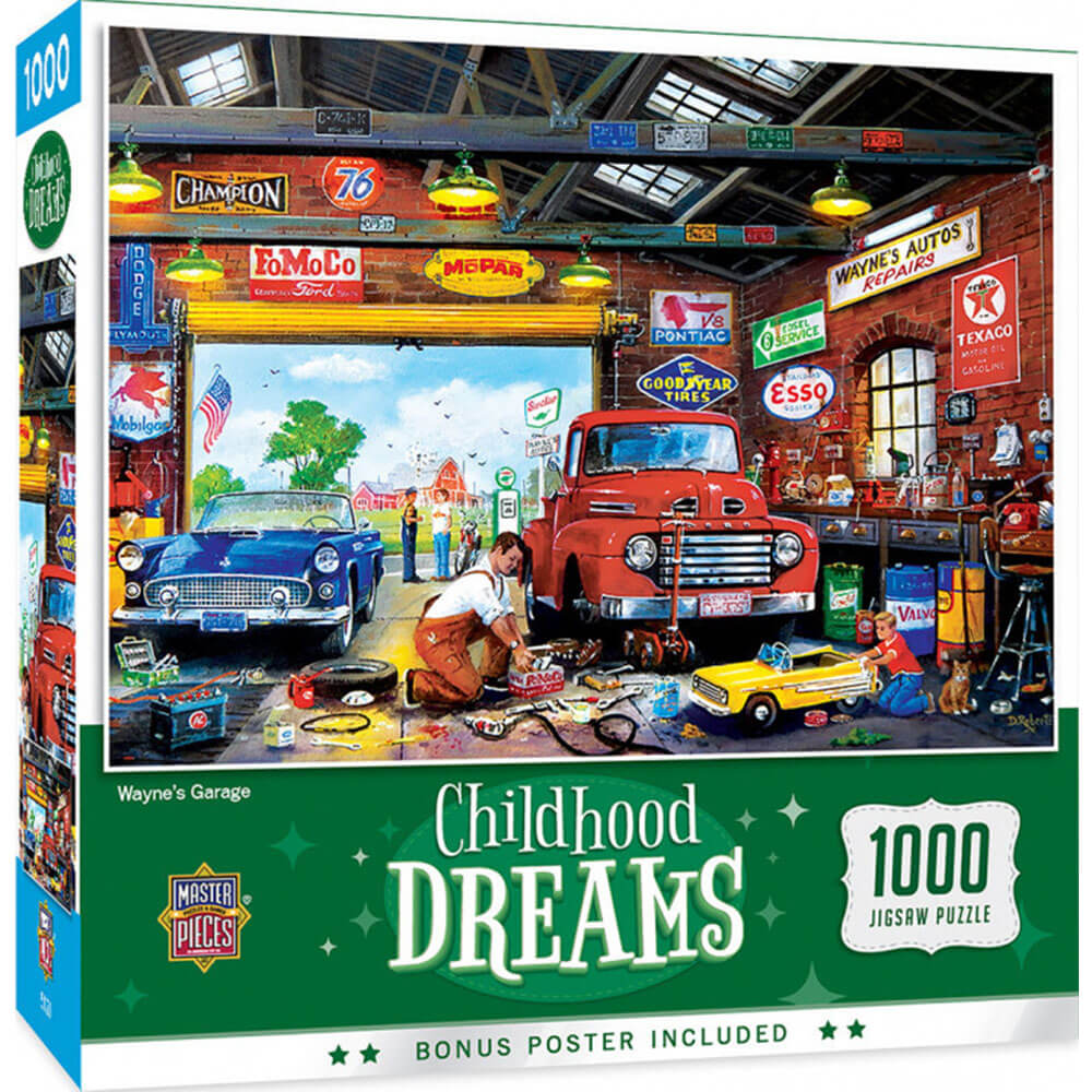 Obras -primas Sonhos de Infância 1000pc Puzzle