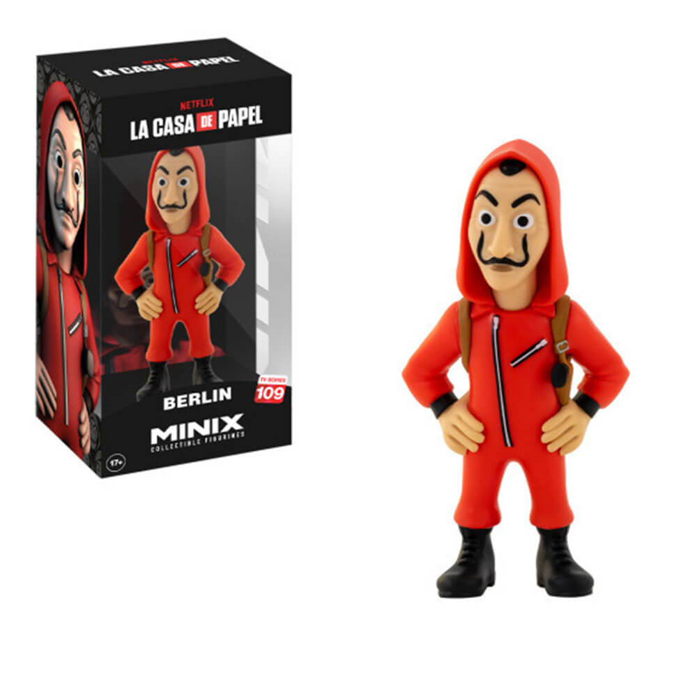 Minix Money Heist avec une figure de collection de masque