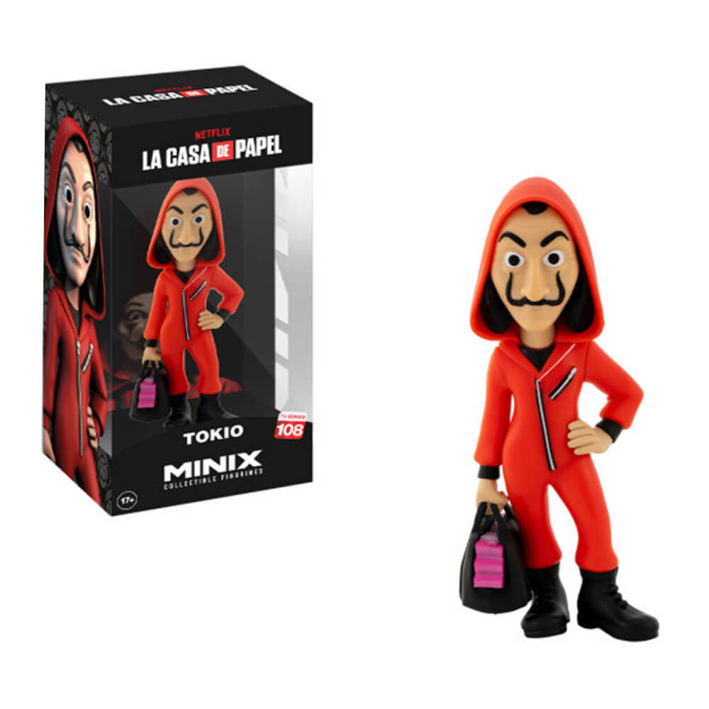 Minix Money Heist With Mask Collectible Figura