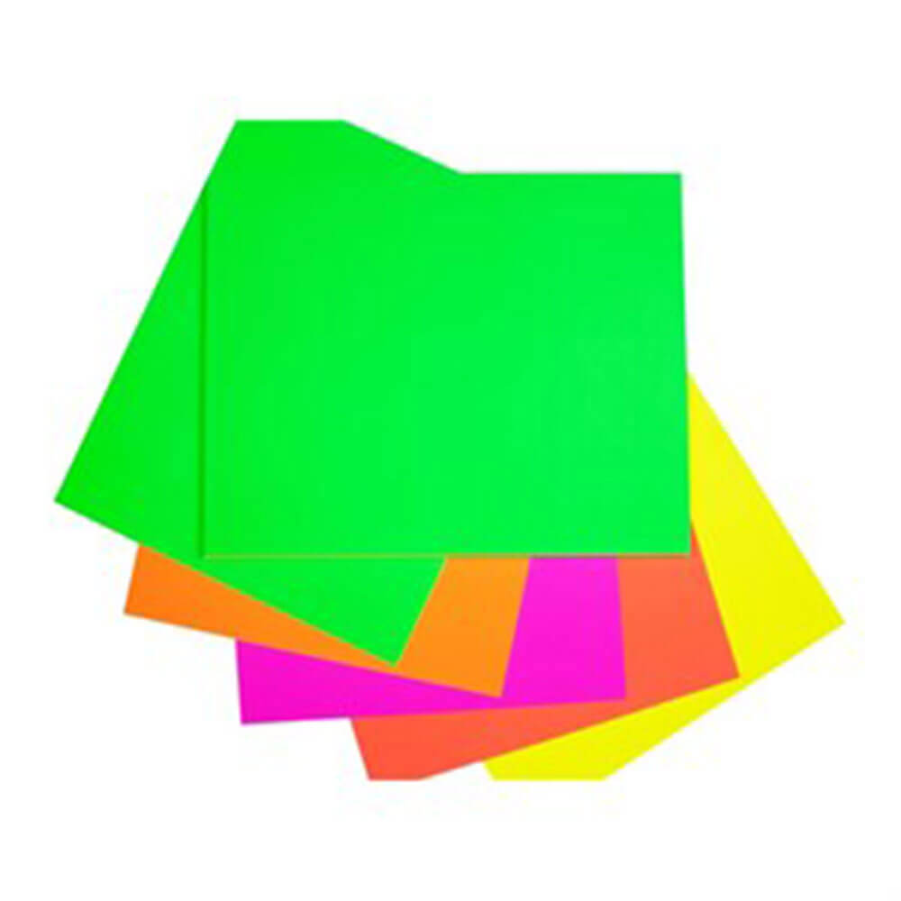 Quill Cardboard Fluoro Assorted 510x635mm 230gsm (100pk)