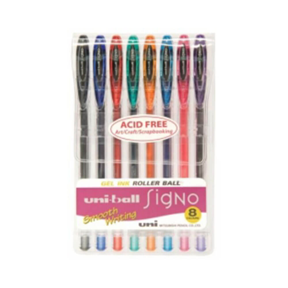  Uni-Ball Signo Feiner Gelstift, verschiedene Farben