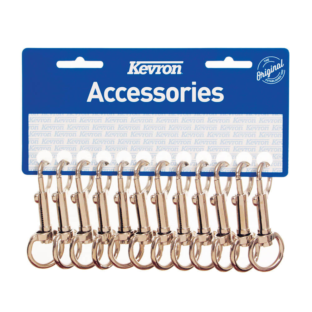 Kevron j-clips metal (12pk)