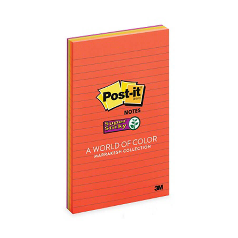 Post-it-it lined super sticky Notes (4pk)