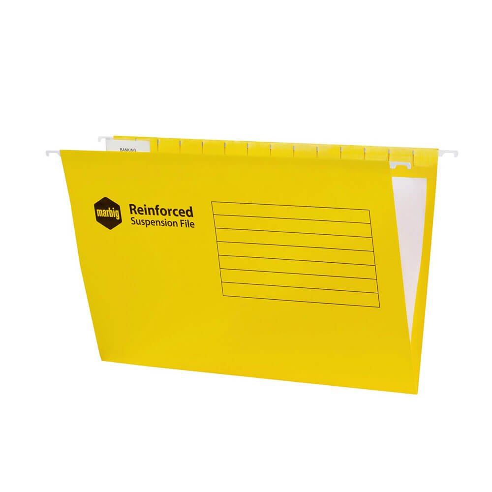 Fichiers de suspension Marbig Foolscap 25pk