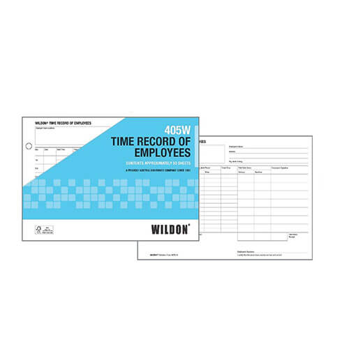 Wildon Time Record Sheet (50pk)