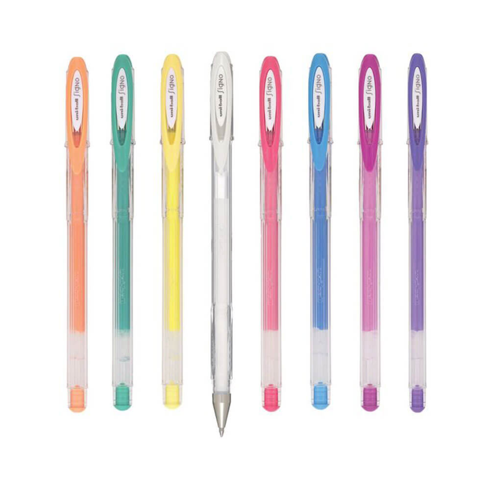  Uni-Ball Signo Angelic feiner Gelstift, sortiert