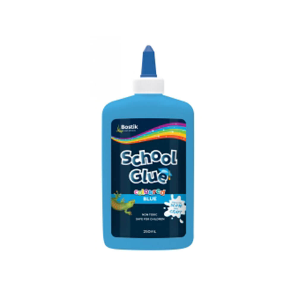 Bostik School Coloured Blue 250 ml