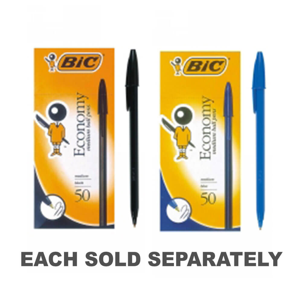 Bic Economy Pen Medium Ballpoint (50pk)