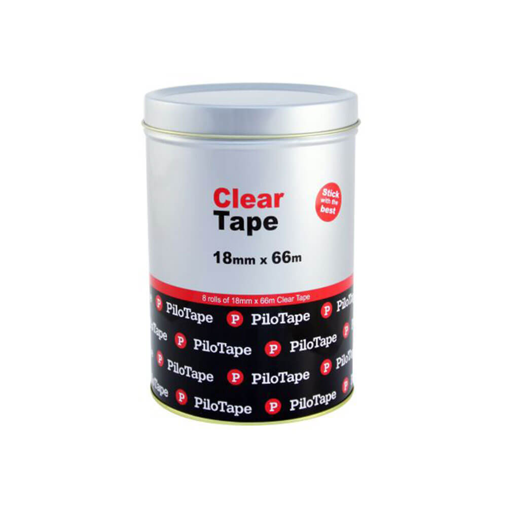 Pilotape Clear Tape (8 Rollen pro Packung)