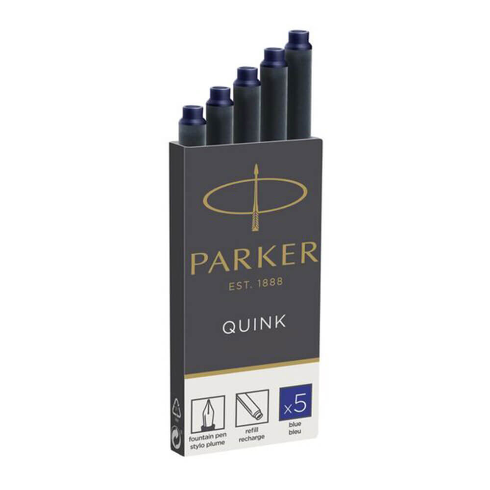 Parker permanent bläckpatron (5PK)