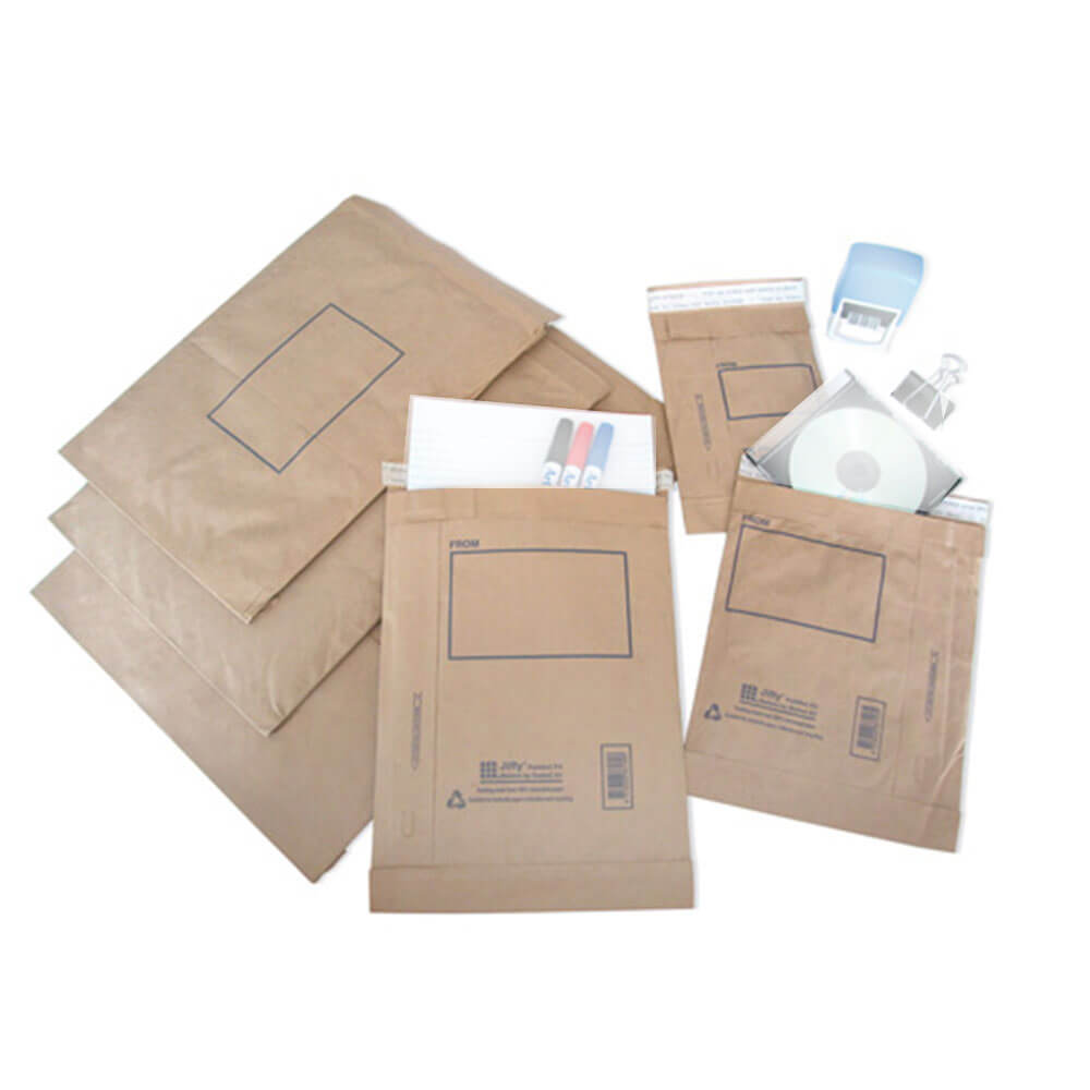 Jiffy polstrede mailers taske Brown (10pk)