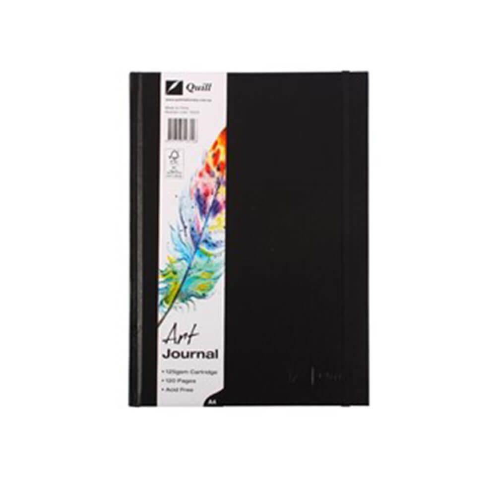 Quill Hard Cover Elastic Closure Art Journal 60 blad