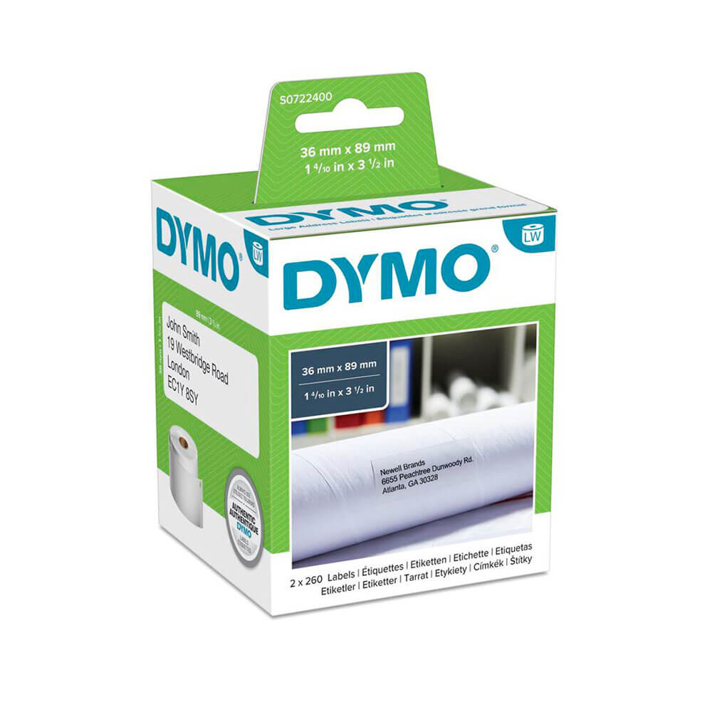 Dymo LabelWriter adres White (2 bułki)