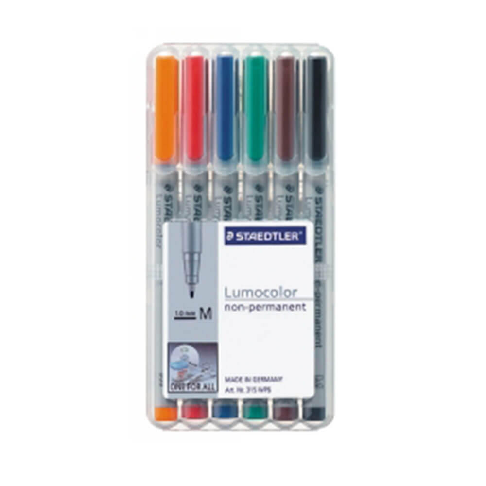 Staedtler vannløselig markør medium assortert