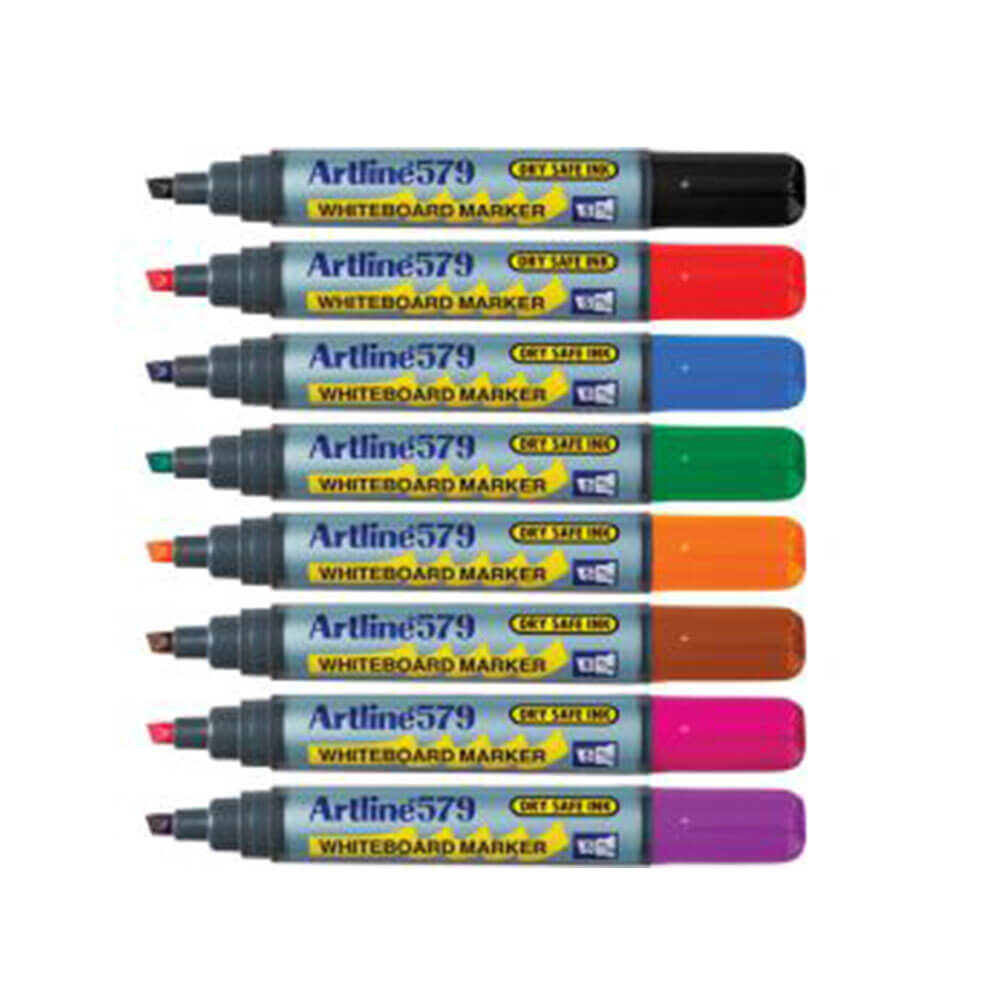 Artline Whiteboard Marker 5mm Chisel Assorted