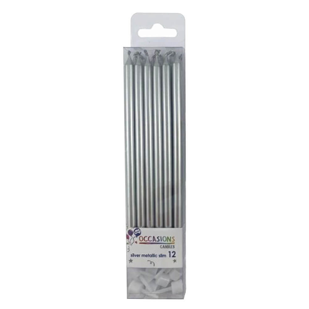 Velas delgadas alpen con titulares de 120 mm (12pk)