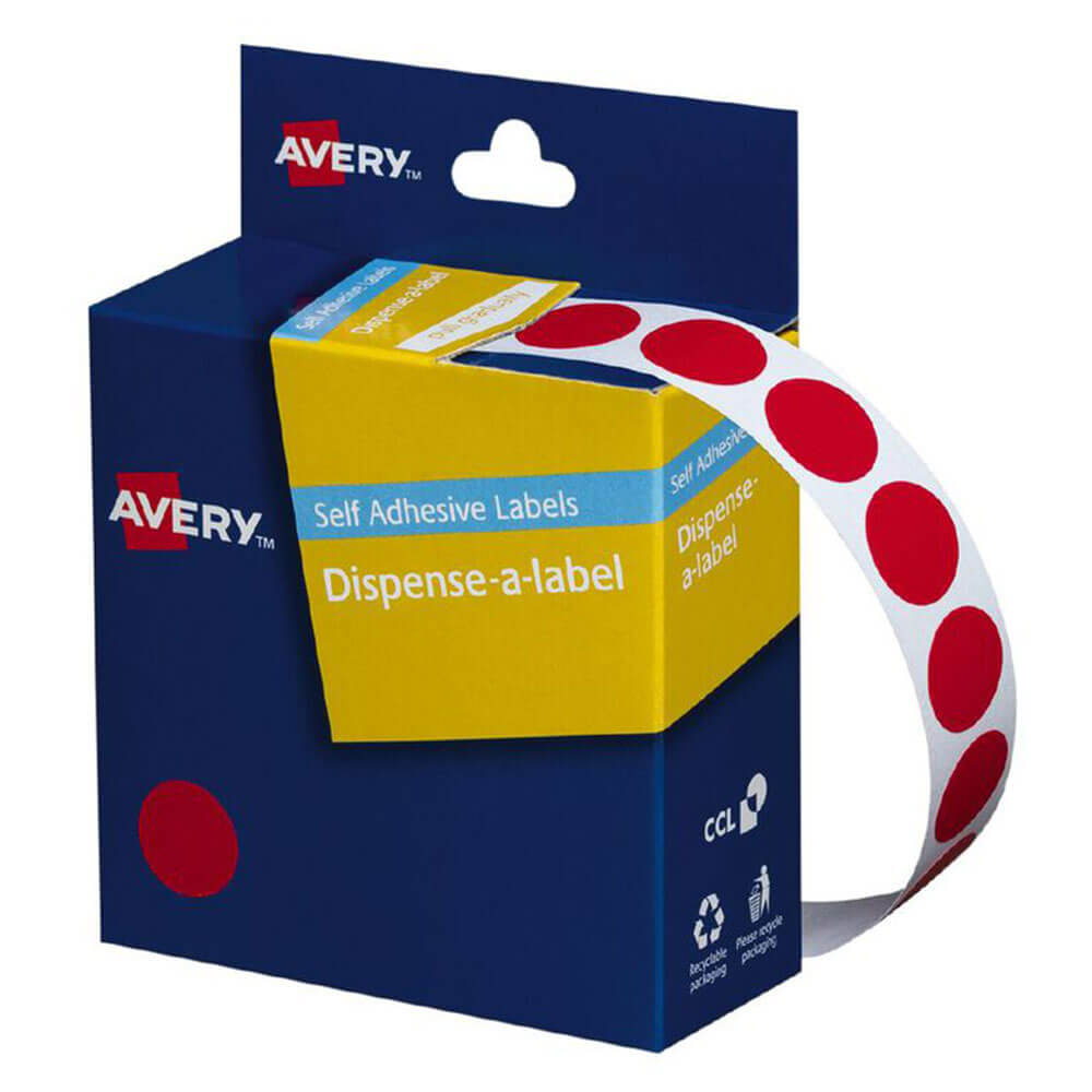 Avery autoadhesivas etiquetas de puntos 14 mm (1050pcs)