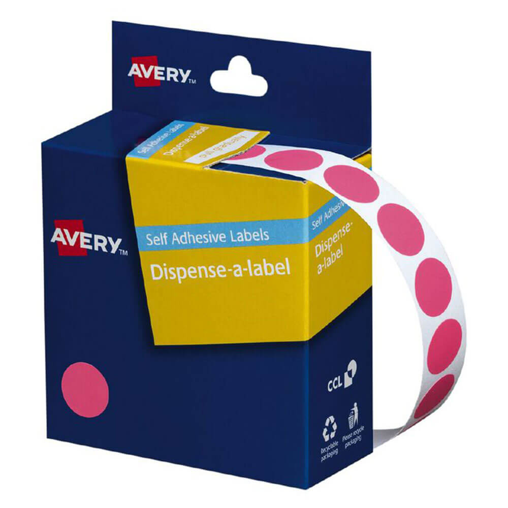 Avery zelfklevende dot-labels 14 mm (1050 stcs)