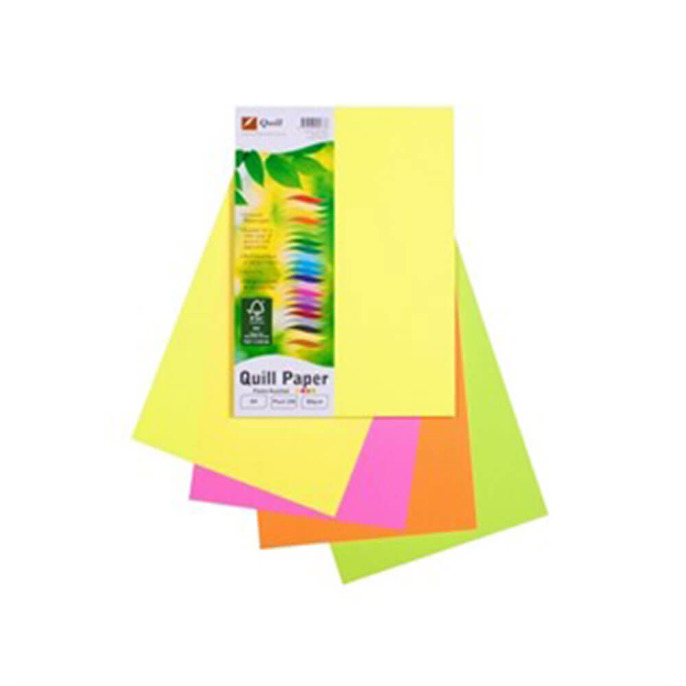 Papier wieloosobowy Quill 100pk 80GSM A4 (różne)