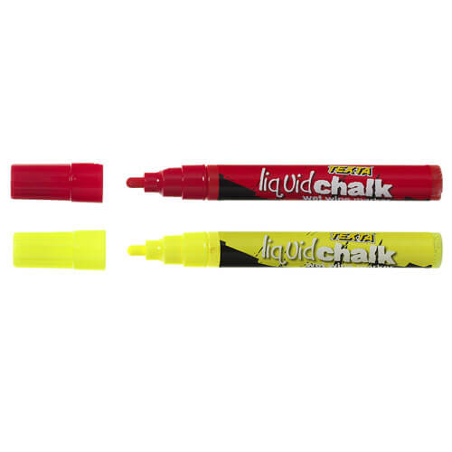 Texta Liquid Chalk Bullet Tip Wet Wipe Marker