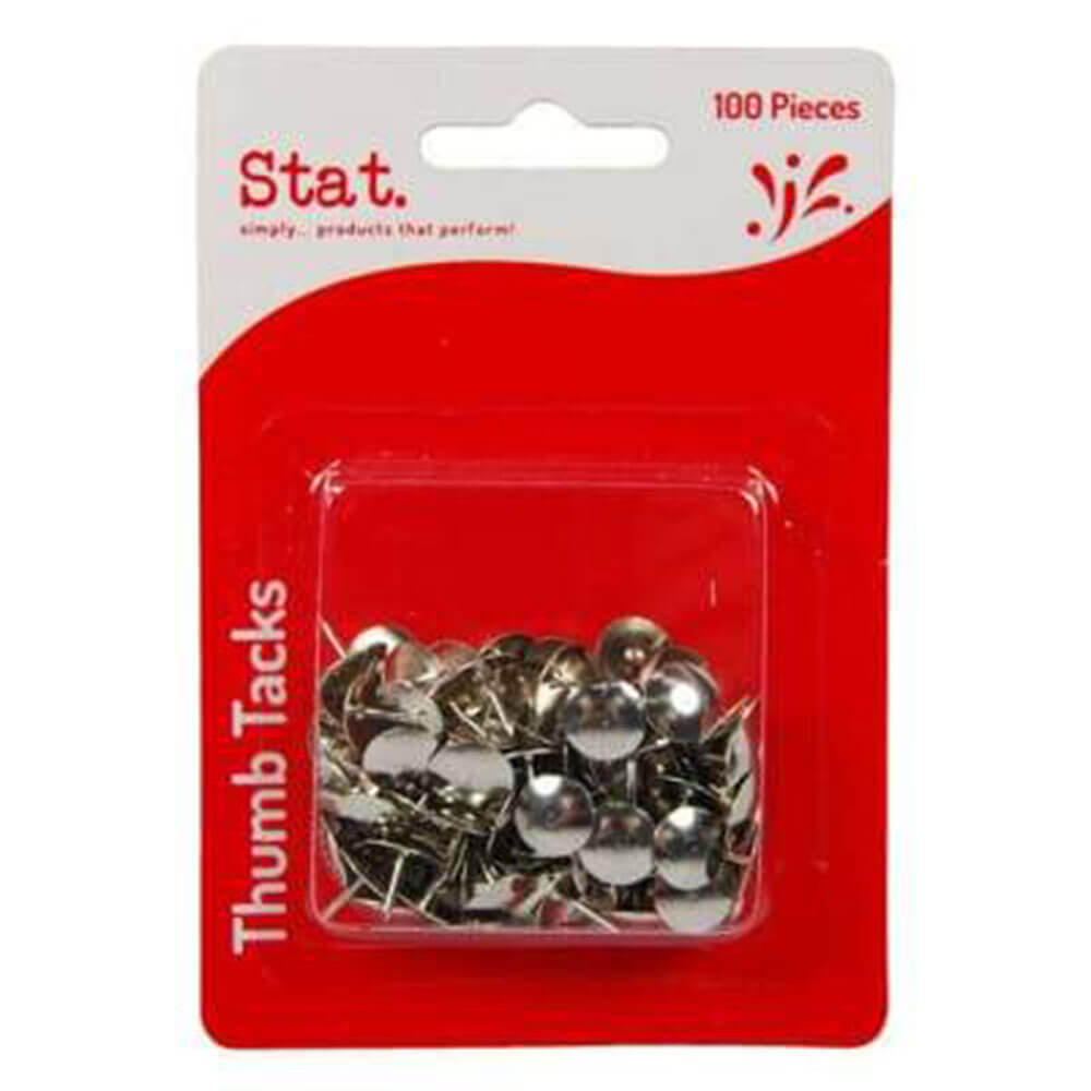 Stat tommelfinger tacks tegning stifter (100pk)