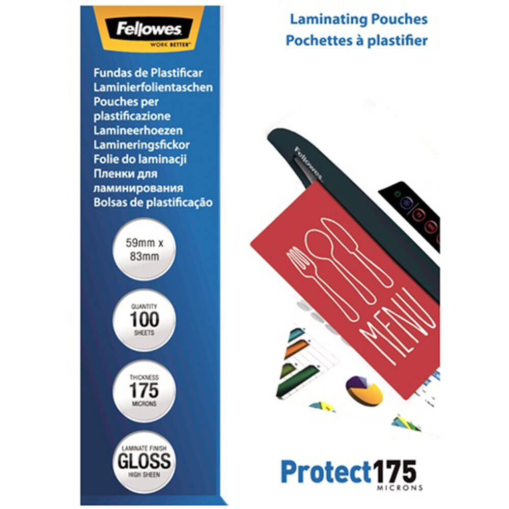 Fellowes Lamineringspåsar 175 Micron (100pk)