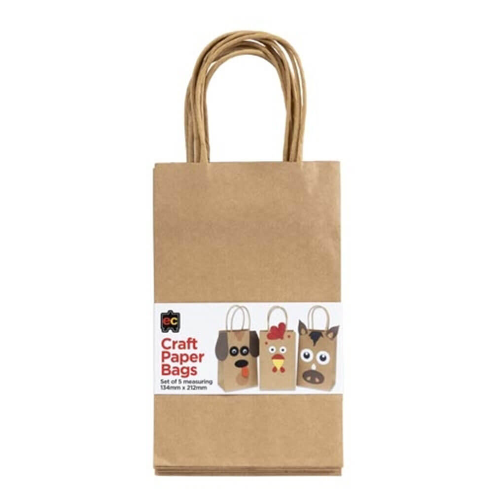 EC Craft Paper Bags (5pk)