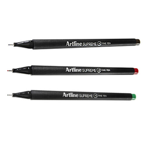 Artline Supreme Fineline Pen 0.4mm (Box of 12)