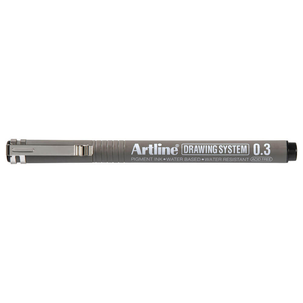 Artline Drawing System Pen 12pcs (nero)