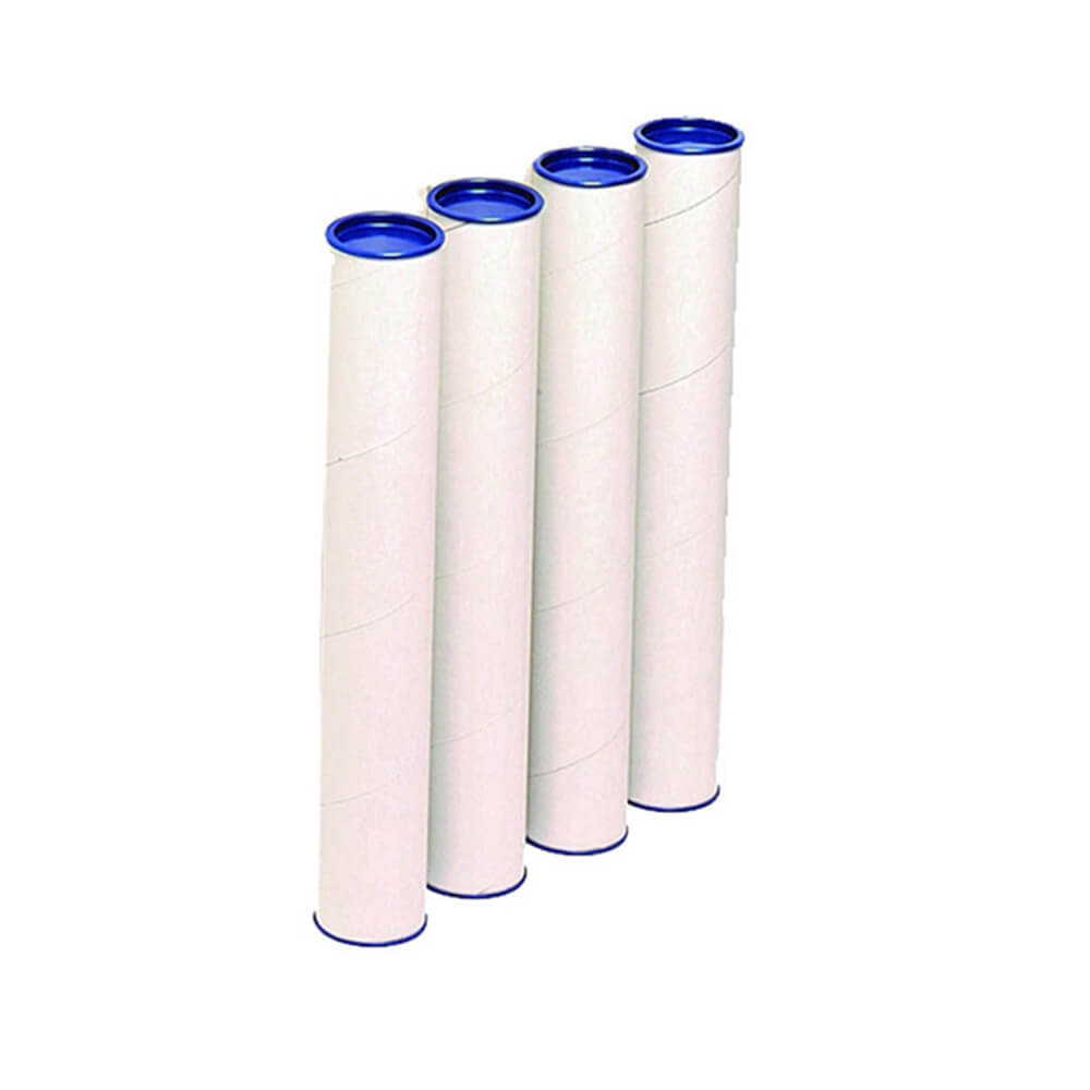 Marbig Tube de correo 4PK (blanco)