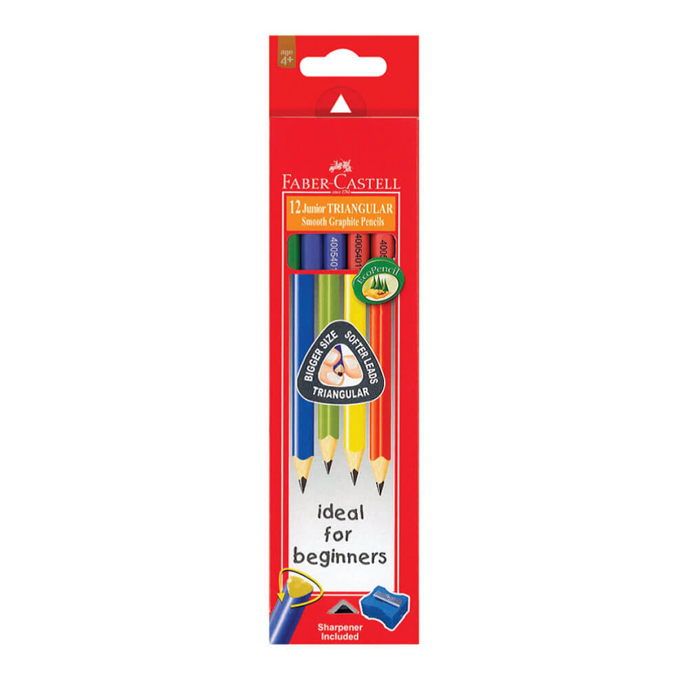 Faber-Castell Driehoekige junior grip loodpotlood 12 stcs