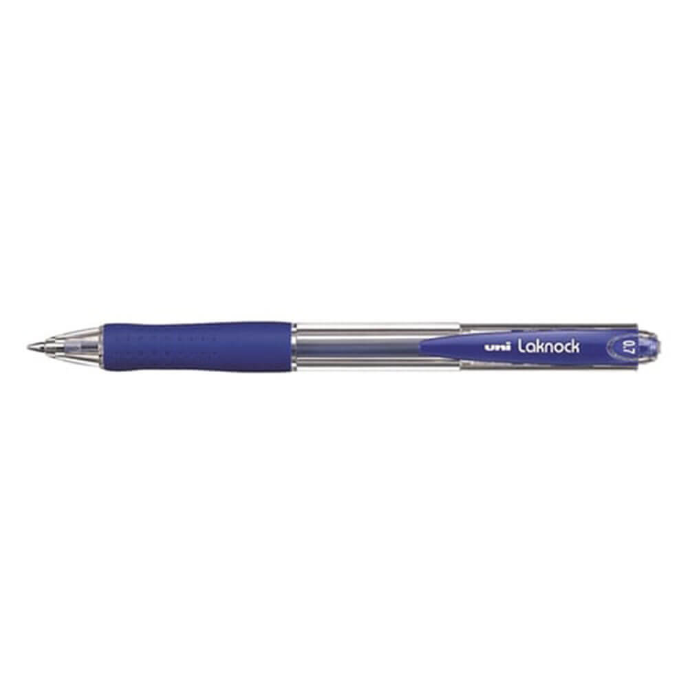 Uni Laknock Retractable Ballpoint Pen 12pcs (Medium)