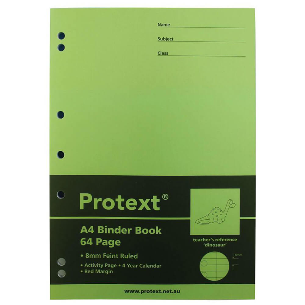 Protext geregeerd bindmiddelboek met PP -cover