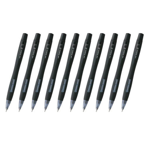 Uni Shalaku S Mechanical Pencil w/ Black Barrel 0.7mm 12pcs