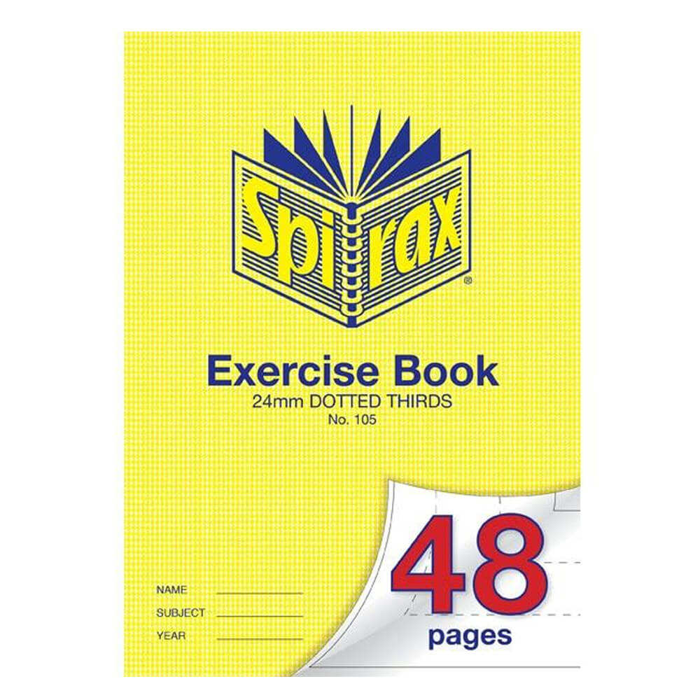 Spirax A4 Timed Times 48 pages Exercice Book 20pk