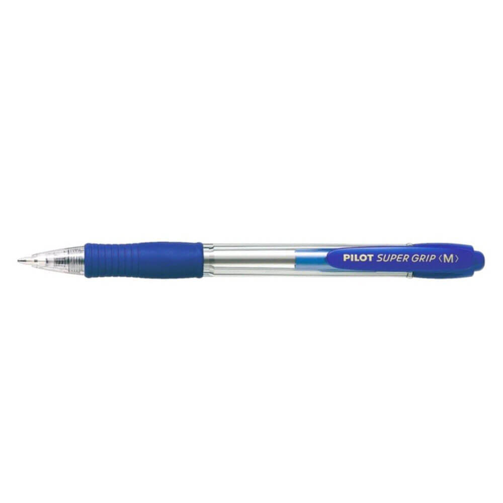 Pilot BPGP Super Grip Pen de medio retráctil 12pcs