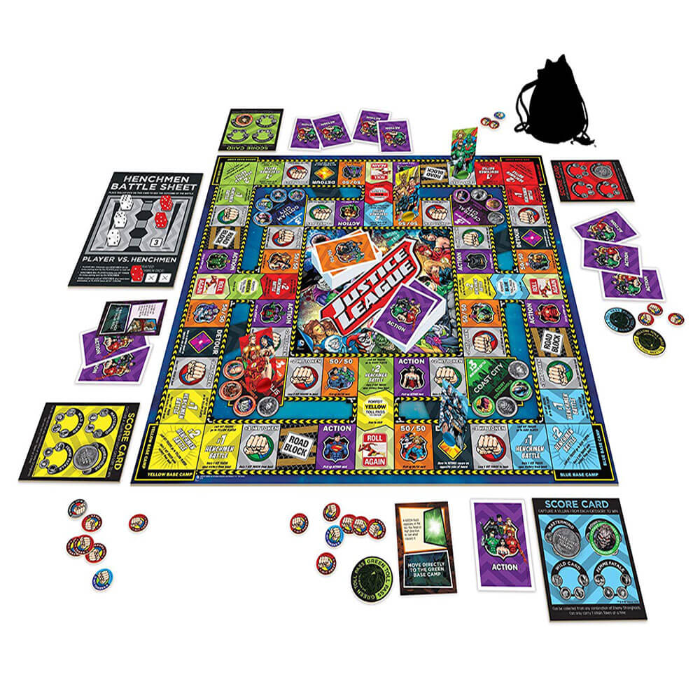 DC Comics Justice League Road Trip Board Game