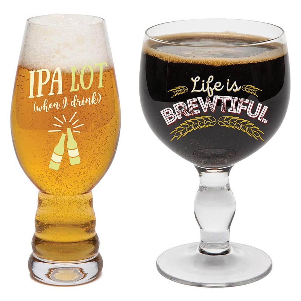 BigMouth Beer Snob Glassware Set