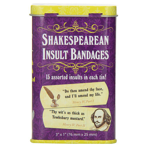 Archie McPhee Shakespearean Insult Bandages