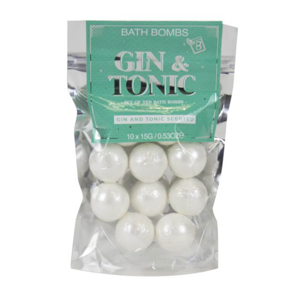 Gin and Tonic Bath Bombs