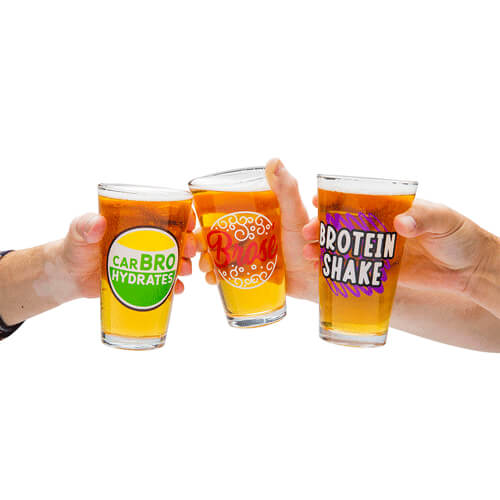 BigMouth Beer Bro’s Beer Glass (Set of 3)